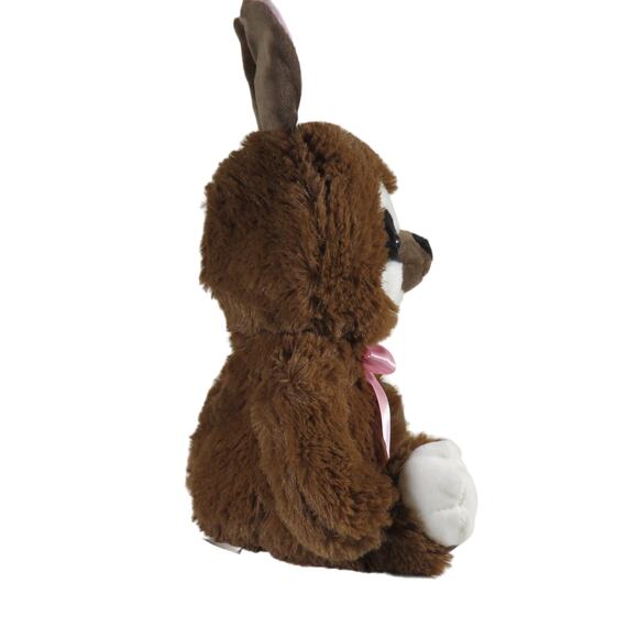 Kellytoy Sloth Bunny Ears Plush Toy Pink Bow Stuffed Animal Sitting 13" Tall - Picture 8 of 16